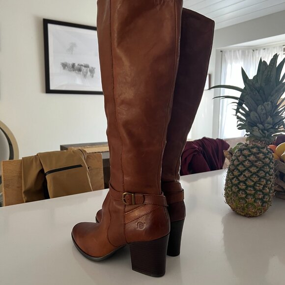 NWT Born Leather Heeled Riding Boot - Picture 3 of 6
